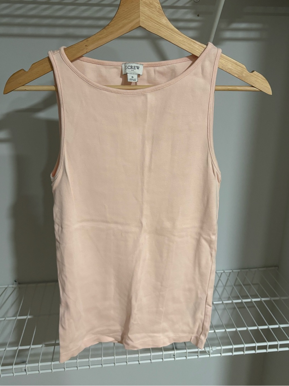 J. Crew Pale Pink Tank Top